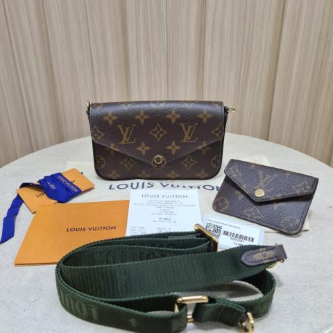 Louis Vuitton Monogram Félicie Strap & Go - Brown Crossbody Bags, Handbags  - LOU774192