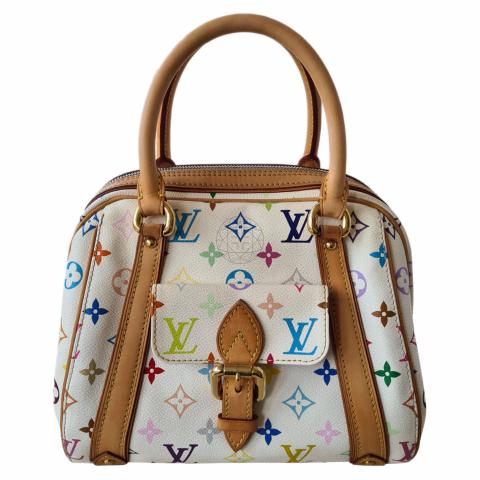 Preloved LV Monogram White Multicolore Priscilla Handbag SP0048 082323 –  KimmieBBags LLC