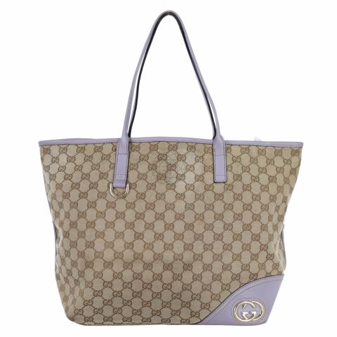 Sell Gucci GG Canvas Tote Bag Brown/Purple