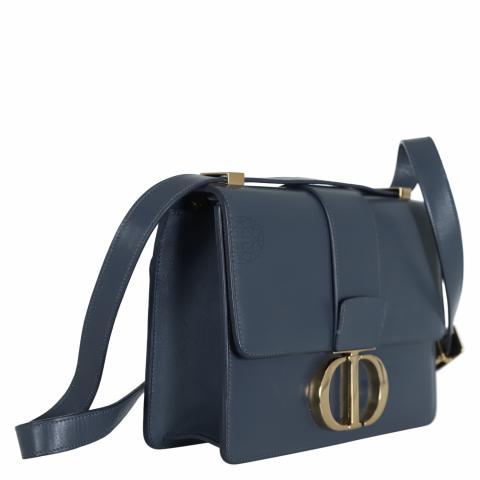 30 montaigne clutch bag Dior Blue in Cotton - 34367483