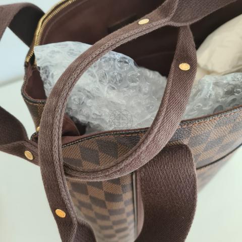 Beaubourg hobo cloth tote Louis Vuitton Brown in Cloth - 31043289