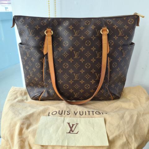 Vintage Louis Vuitton Monogram Totally GM Large Tote Bag Leather, Backroom  Clothing