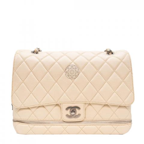 Sell Chanel PNY Expandable Quilted Handbag - Cream 