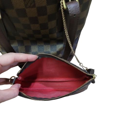 Louis Vuitton Damier Ebene Marais Bucket Bag. DC: AR0928. Made in