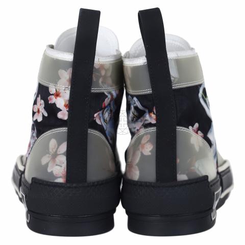 dior b23 high canvas sorayama robot black