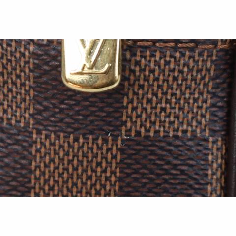 Auth Louis Vuitton Damier Pochette Saint Paul Clutch Bag N41519 Used