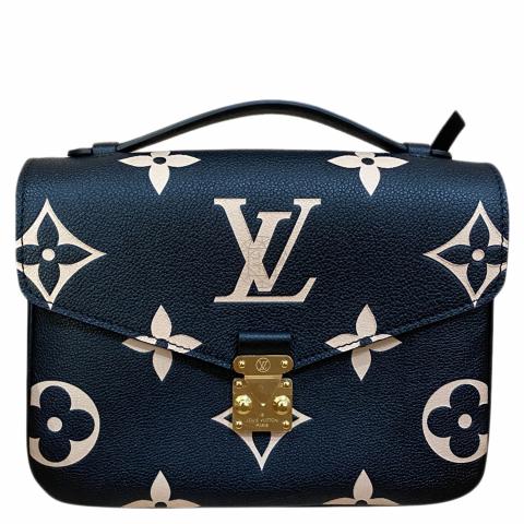Sell Louis Vuitton Monogram Empreinte Bicolor Pochette Métis Bag - Black