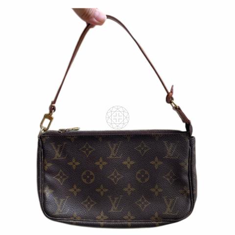Louis Vuitton Pochette Accessoires monogram Brown Cloth ref.673705 - Joli  Closet