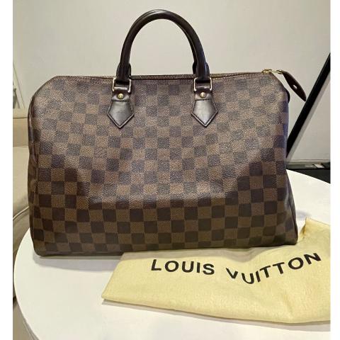 Louis Vuitton Boston Bag Speedy 35 Brown Kenya Epi M42993 Handbag Leather  VI0960 LOUIS VUITTON Women's Men's