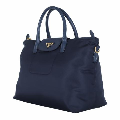 Sell Prada Nylon Two-Way Bag - Dark Blue 