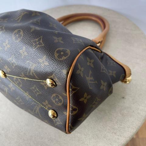 Customized Louis Vuitton Plat Moody Minnie Tote bag in brown monogram  canvas