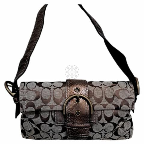 Sell Coach Vintage Signature Shoulder Bag - Brown 