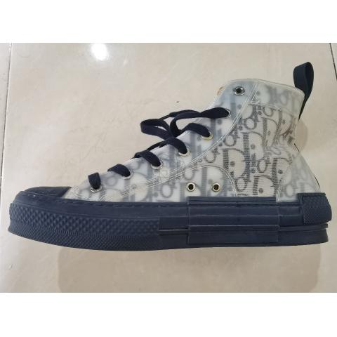 Sell Christian Dior Oblique B23 High Sneakers Blue HuntStreet