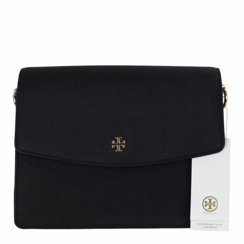 Tory Burch Saffiano Leather Emerson Combo Cross body bag, Luxury