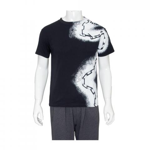 Louis Vuitton Spray Chain Graphic Print T-Shirt - Black T-Shirts, Clothing  - LOU639670