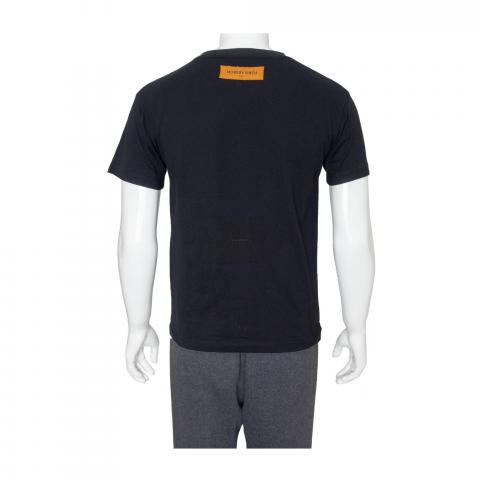 Louis Vuitton 20SS SPRAY CHAIN PRINT TEE Spray Chain Print T-shirt  Short-sleeved Cut-and-sew Short-sleeved T-shirt Black RM201M NPG HIY17W S  Black