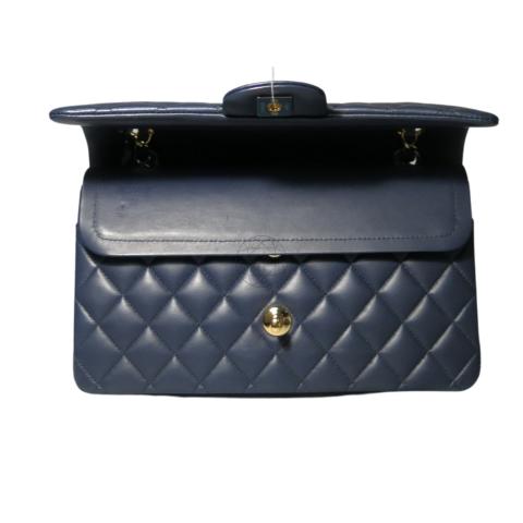 Sell Chanel Lambskin Classic Medium Double Flap Bag - Blue