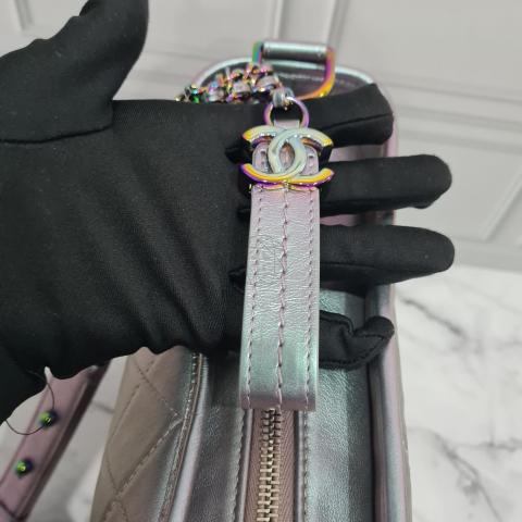 Chanel UNBOXING Gabrielle Small IRIDESCENT Purple RAINBOW