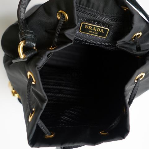 Prada nylon discount bucket bag review