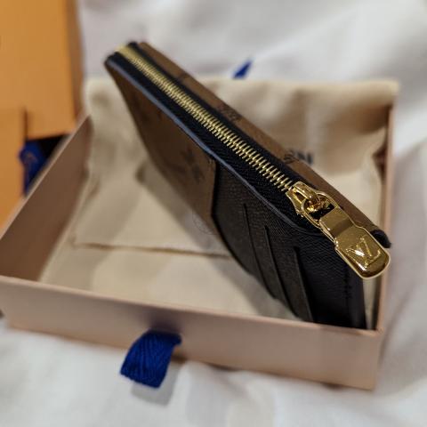 Authentic New Rare Louis Vuitton Reverse Eclipse Monogram Slender Wallet  Bifold