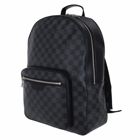Josh backpack cloth bag Louis Vuitton Black in Cloth - 37163890