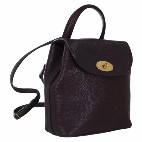 Bayswater small leather backpack Mulberry Brown in Leather - 35145115