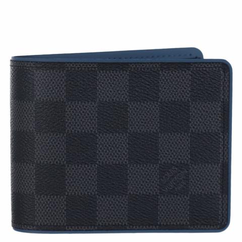 Sell Louis Vuitton Damier Graphite Blue Multiple Wallet - Black/Blue/Dark  Grey