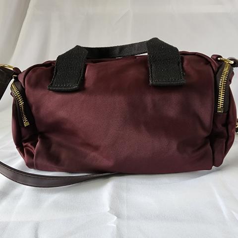Leather crossbody bag Bimba y Lola Burgundy in Leather - 37830827