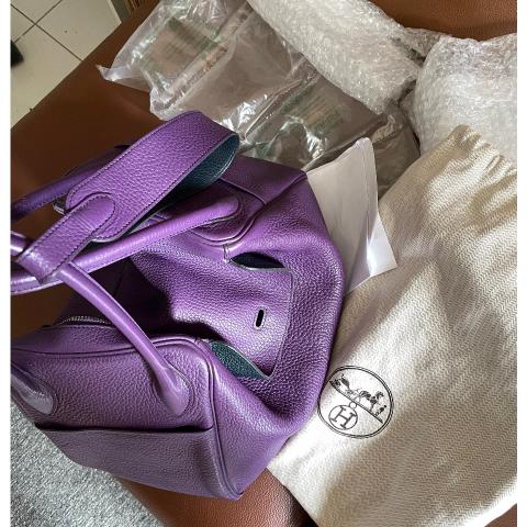 hermes lindy purple