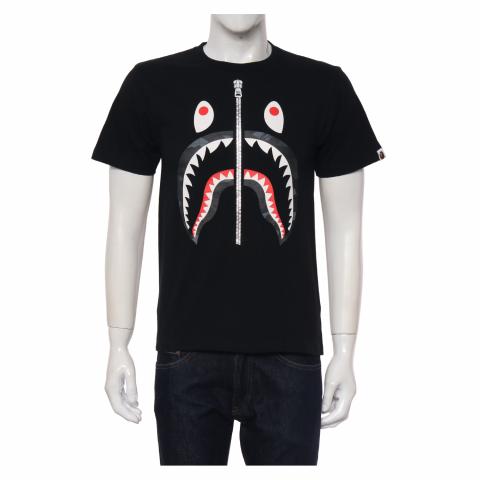 Sell A Bathing Ape BAPE Shark Printed T-shirt Black