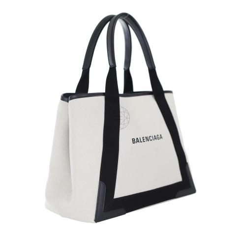 Balenciaga good navy cabas clearance m
