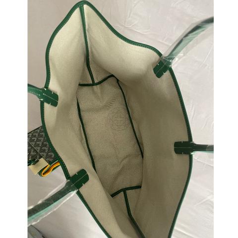 Saint-louis cloth handbag Goyard Green in Cloth - 35137104