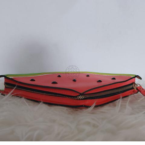 Kate Spade Make a Splash Watermelon Leather newest Clutch Bag Wkru3722