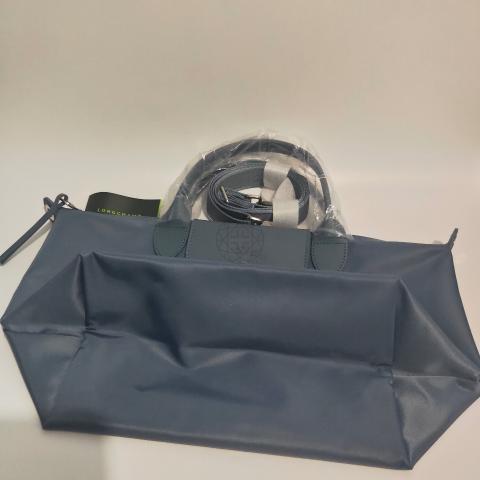 NEW LONGCHAMP Neo Bucket Recycled Polyamide Canvas Bag, Grey, MSRP $345