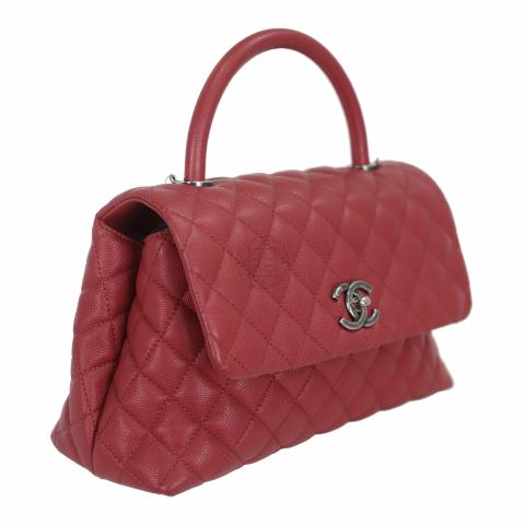 Sell Chanel Medium Coco Handle Bag - Red 