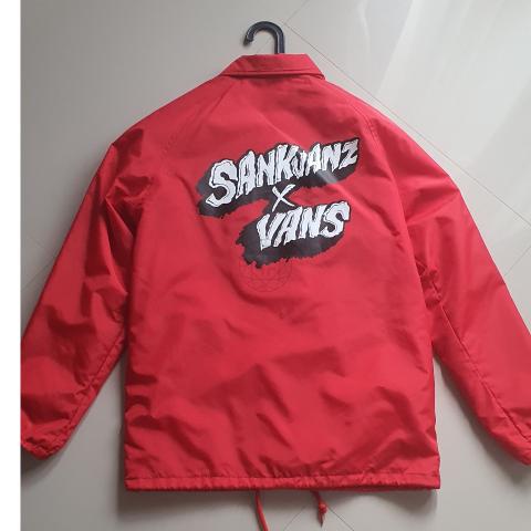 Red vans clearance jacket