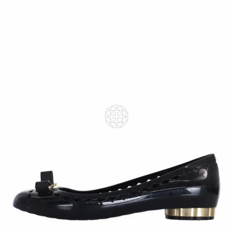 Jelly Flats Ferragamo Vara Jelly Ferragamo Jelly Flats Black Online