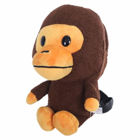 BAPE Plush Doll Daypack Milo Brown - US