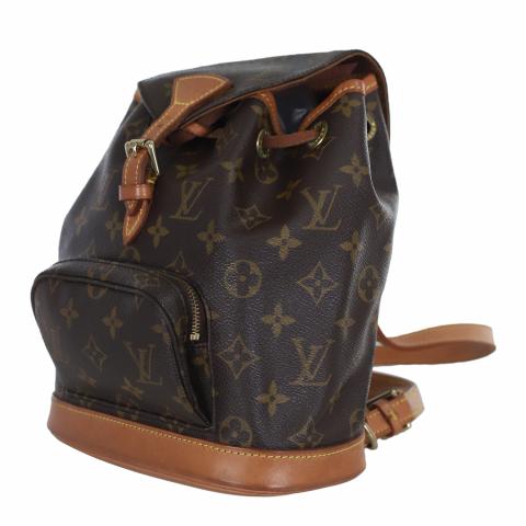 Louis Vuitton Backpack Montsouris Monogram Mini Brown in Coated  Canvas/Leather with Gold-tone - US
