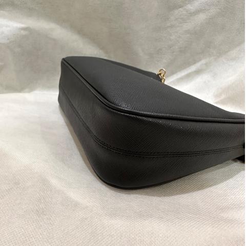 Prada Re-Edition 2005 Mini Bag Nylon Saffiano Leather Strap Black in  Nylon/Saffiano Leather with Silver-tone - US
