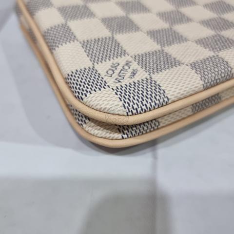 Louis Vuitton Damier Azur Double Zip Pochette, myGemma, QA