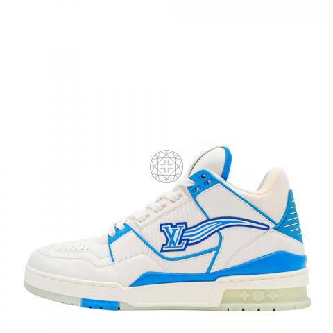 Louis Vuitton, Shoes, Louis Vuitton Blue White Trainer Azur