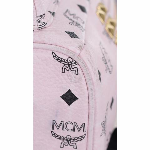 Only 119.60 usd for MCM Bag, Soft Pink Visetos Small Side Stud