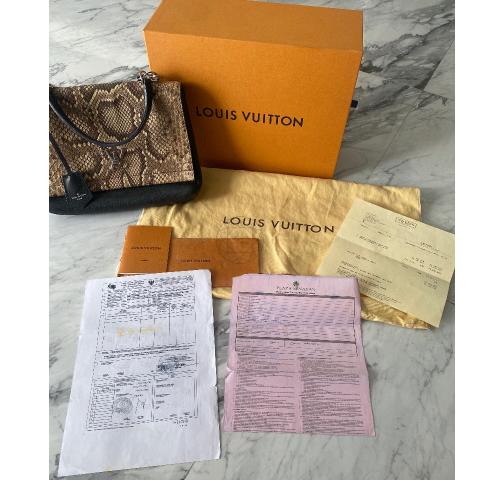 Sell Louis Vuitton Python LockMe II Bag - Black