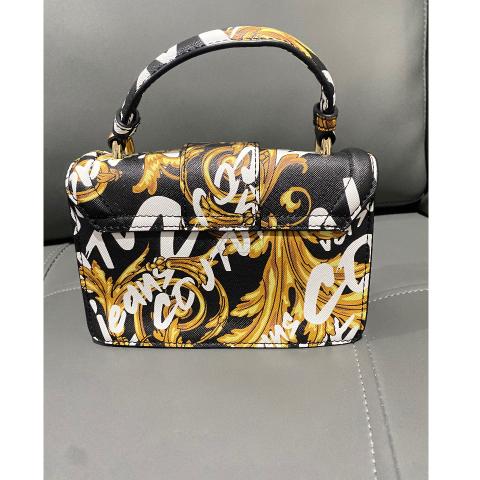 Sell Versace Jeans Couture Baroque Printed Top-Handle Bag