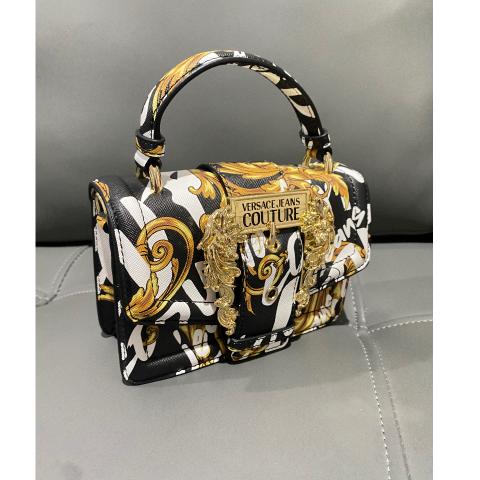 Sell Versace Jeans Couture Baroque Printed Top-Handle Bag