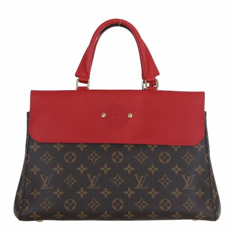 Louis Vuitton Venus Bag Leather/Monogram Canvas Red Year 2016