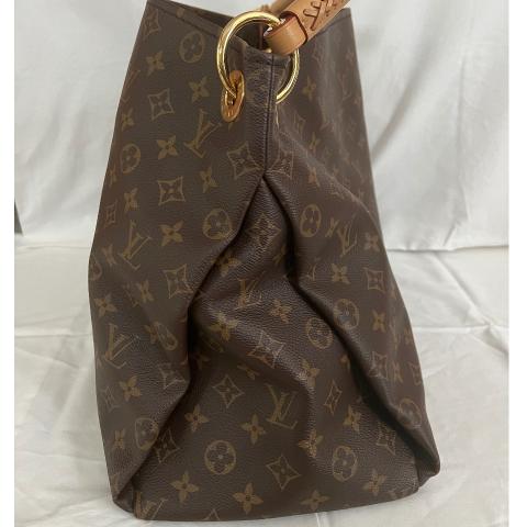 Louis Vuitton Artsy MM bag Brown Cloth ref.558102 - Joli Closet