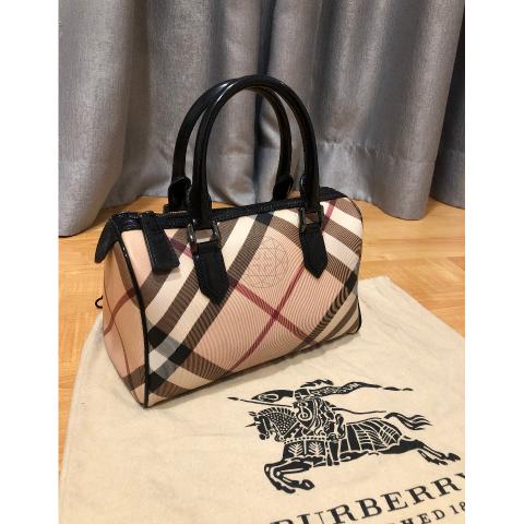 Burberry Nova Check Boston Bag - Handle Bags, Handbags - BUR55616