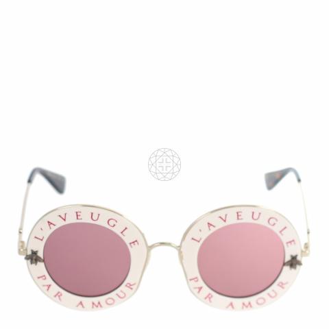 Sell Gucci L'AVEUGLE PAR AMOUR Sunglasses - White 